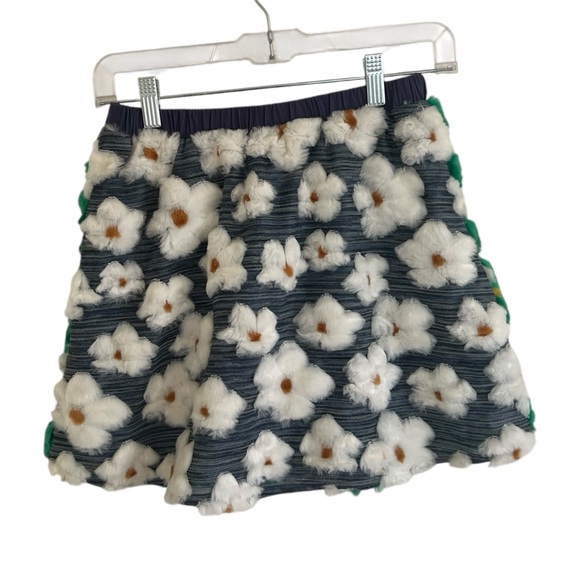 Queen Of Sparkles Colorblock Fur Flower Skirt & Top Set XS - Picture 7 of 13